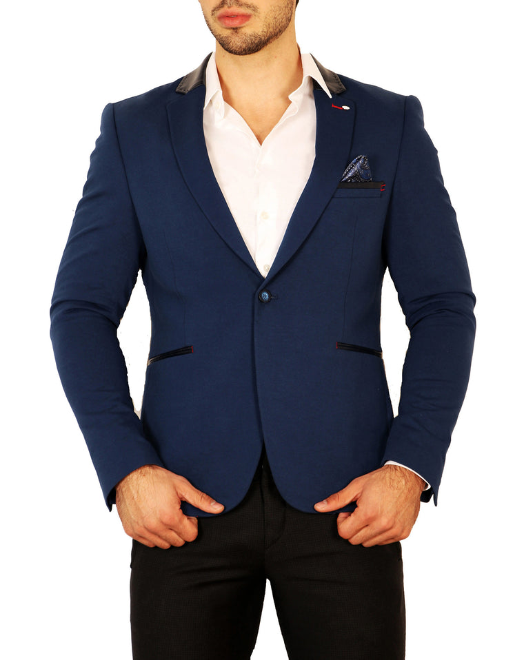 AX Lapel Detail Fitted Blazer