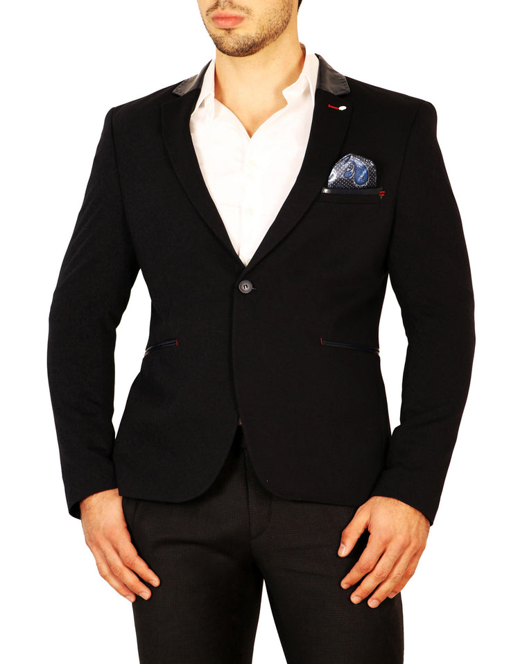 AX Lapel Detail Fitted Blazer